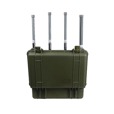 Long distance 5km 100-6000MHz uav suitcase detection high sensitivity, networkable and waterproof
