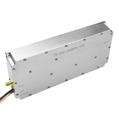 Wide band 47dbm 50W 100W 1000-2000MHz 830-935MHz  power amplifier anti drone FPV jammer module