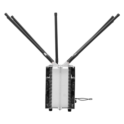 1km 10 Channel 433mhz 868mhz 2.4ghz 5.8ghz Drone Jammer Integrated Detection Device