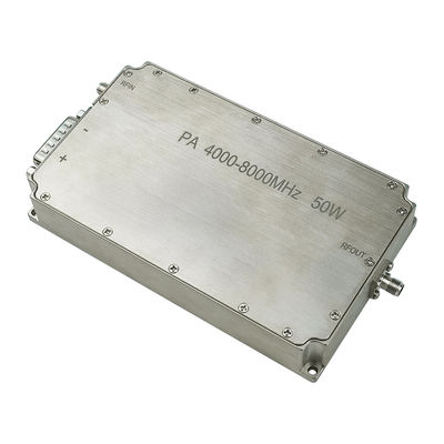 4000-8000MHz 50W High Gain Drone Amplifier Module 47dB Gain Stable 1dB Output