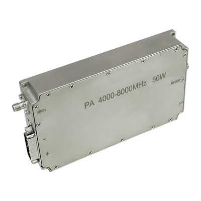 4000-8000MHz 50W High Gain Drone Amplifier Module 47dB Gain Stable 1dB Output