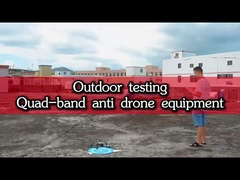 4チャネル 360°全範囲 1.5 km RF形状の家 磁気ハンドル FPV 車のマウントのための妨害器